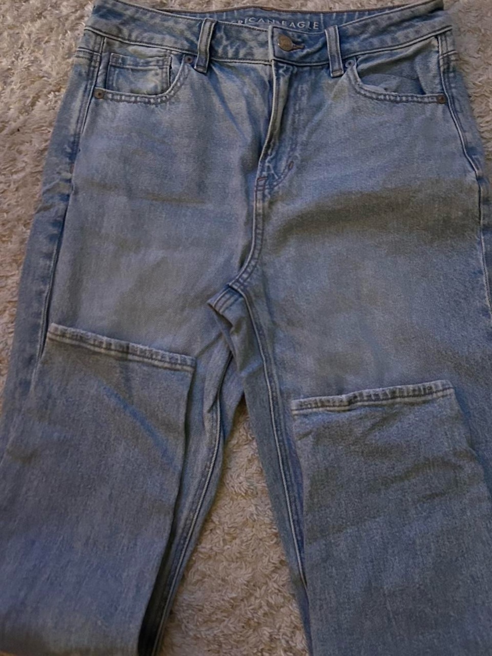 American Eagle Outfitters Light Wash women’s Straight Jeans